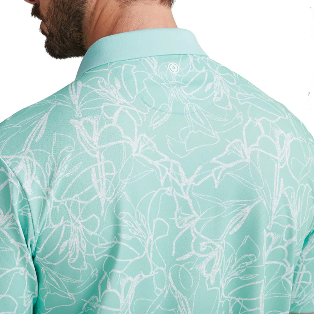 Ping Orlando Polo Shirt - Green Bay/White - Image 5