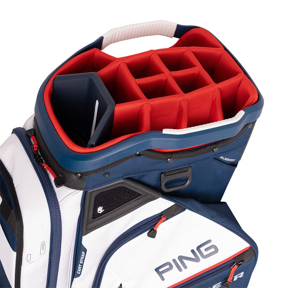Ping Pioneer Cart Bag - Ltd Edition Rust Mosaic - Image 8
