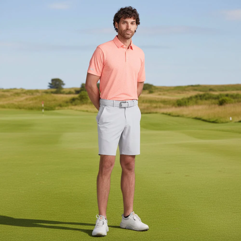 Ping Rafe Polo Shirt - Wild Salmon - Image 4