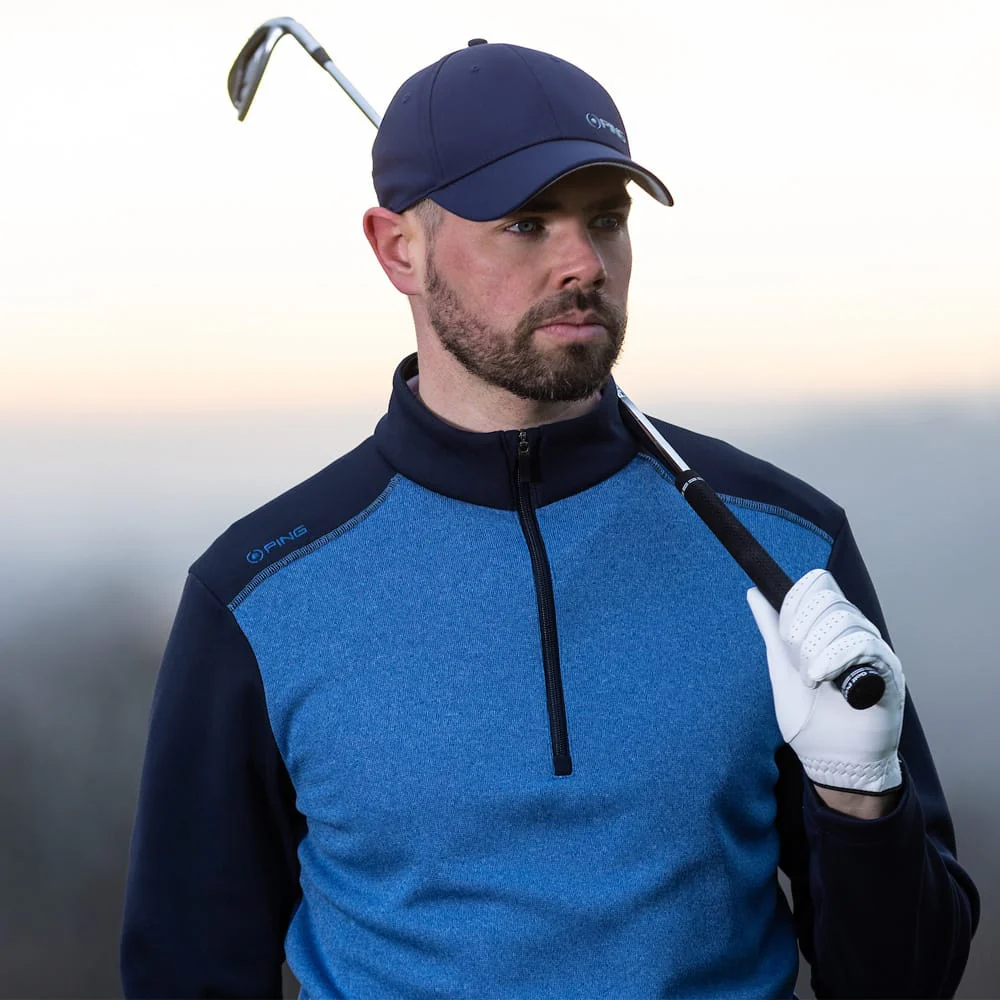 Ping Ramsey 1/2 Zip Pullover - Tidal Blue/Navy - Image 5