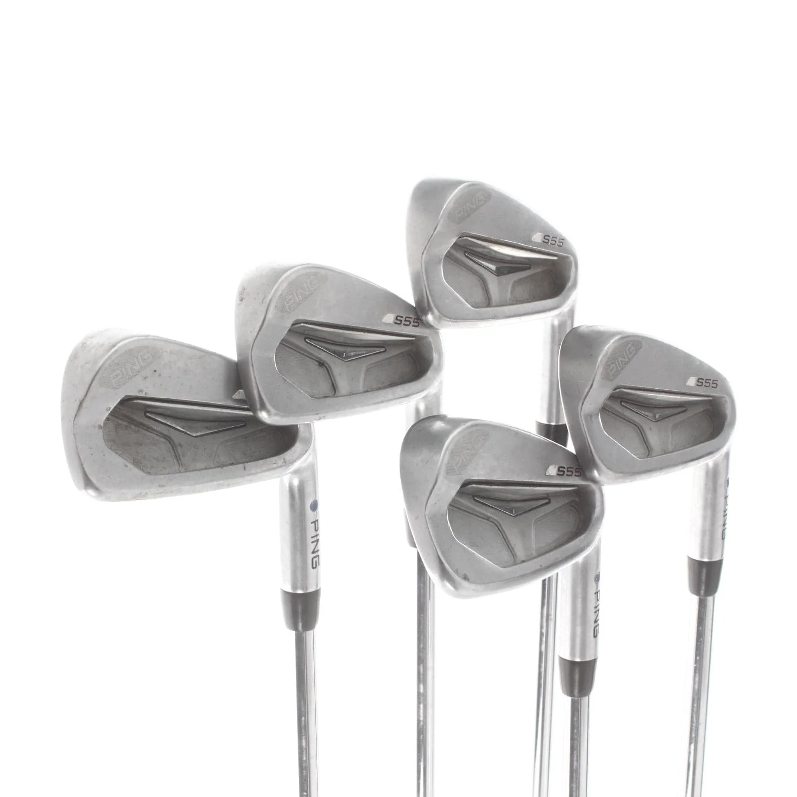 Ping S55 Steel Mens Right Hand Irons 4-8 Blue Dot 0.75* Upright Stiff - Project X Rifle 6.0 - Image 2