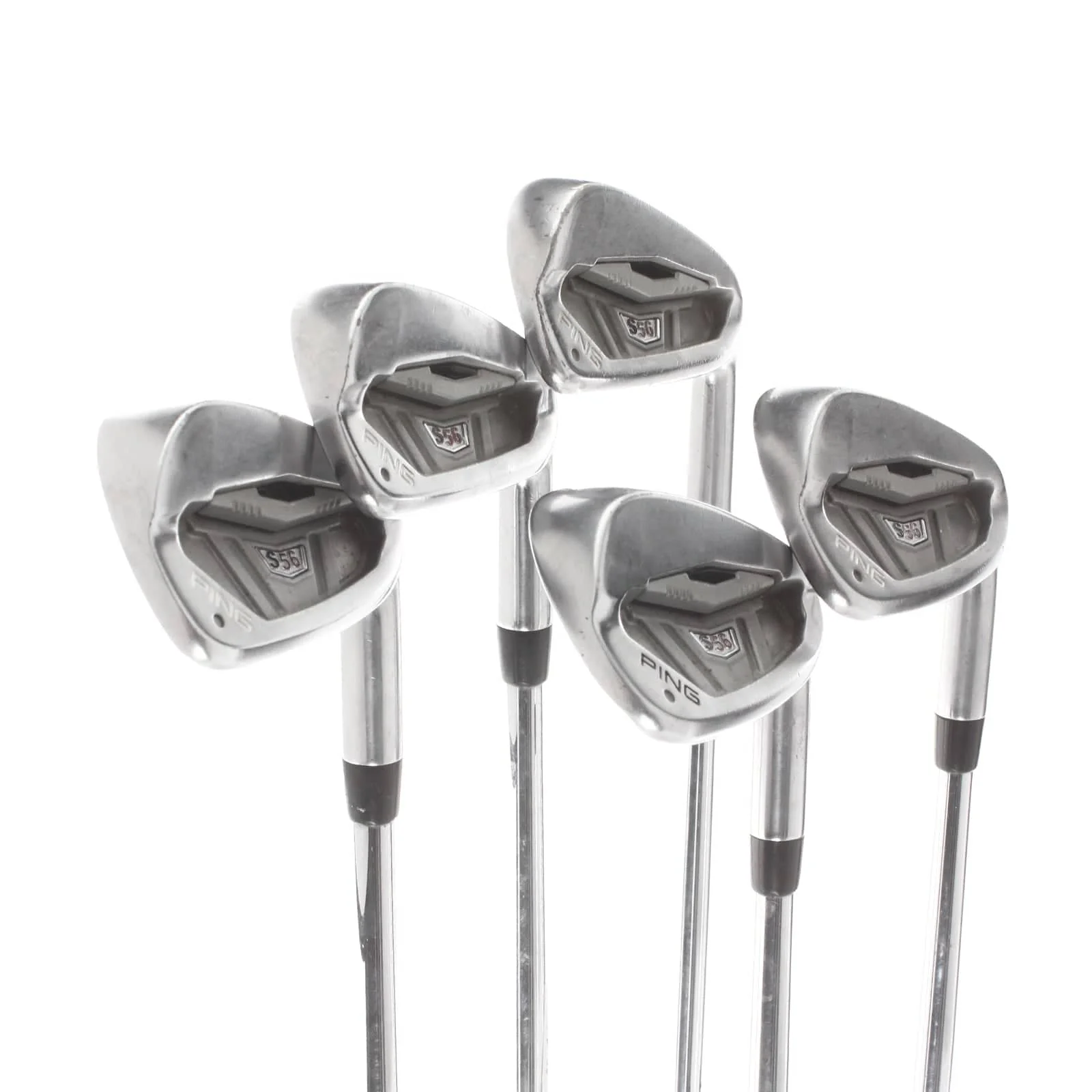 Ping S56 Steel Mens Right Hand Irons 6-PW White Dot 3* Upright Extra Stiff - True Temper - Image 2