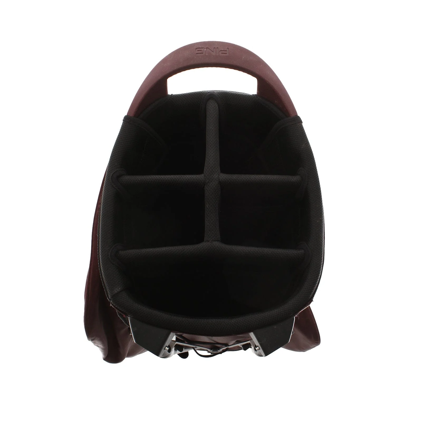 Ping Stand Bag - Maroon/Black/White - Image 3