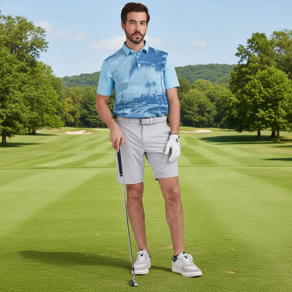 Ping Tiago Polo Shirt - Baltic Sea Multi - Image 4