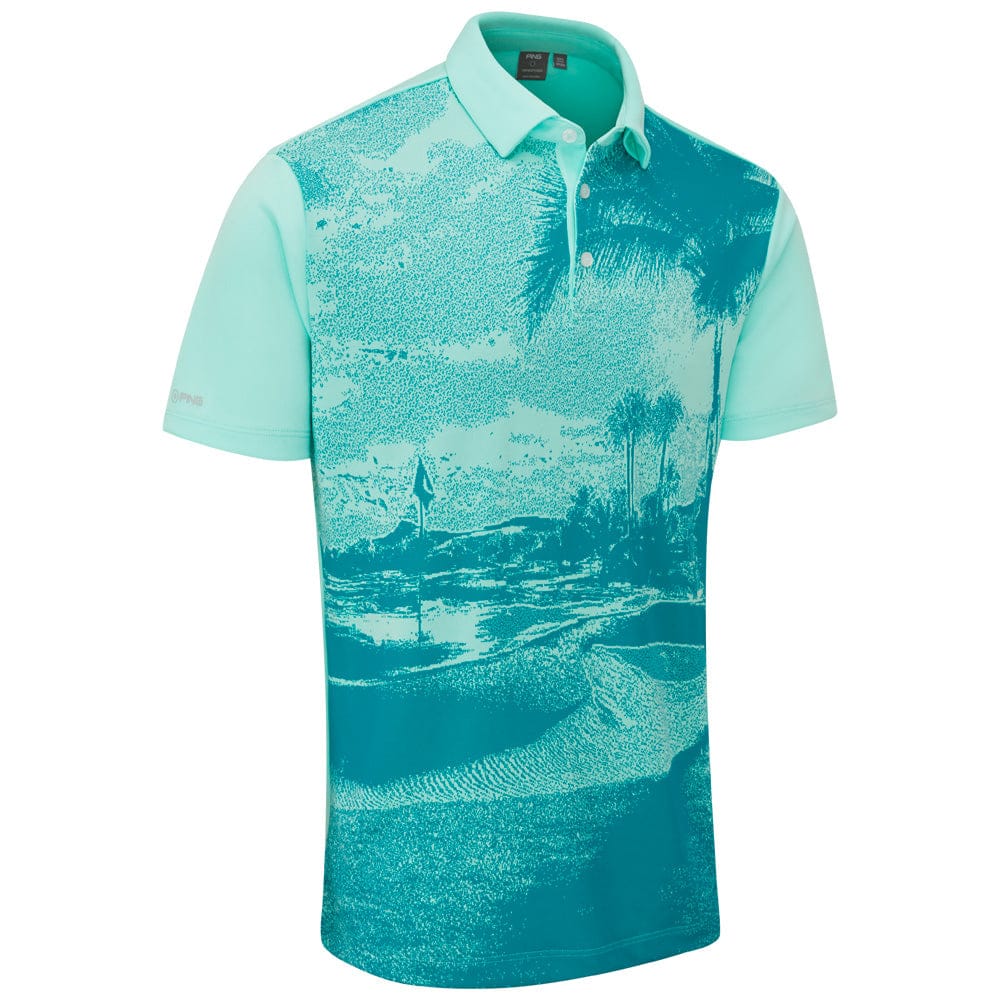Ping Tiago Polo Shirt - Green Bay Multi - Image 3
