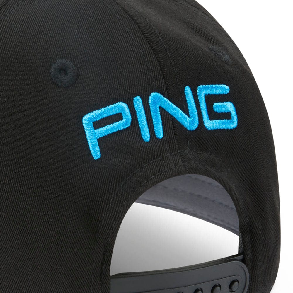 Ping Tour Classic Cap - Black/Process Blue - Image 3