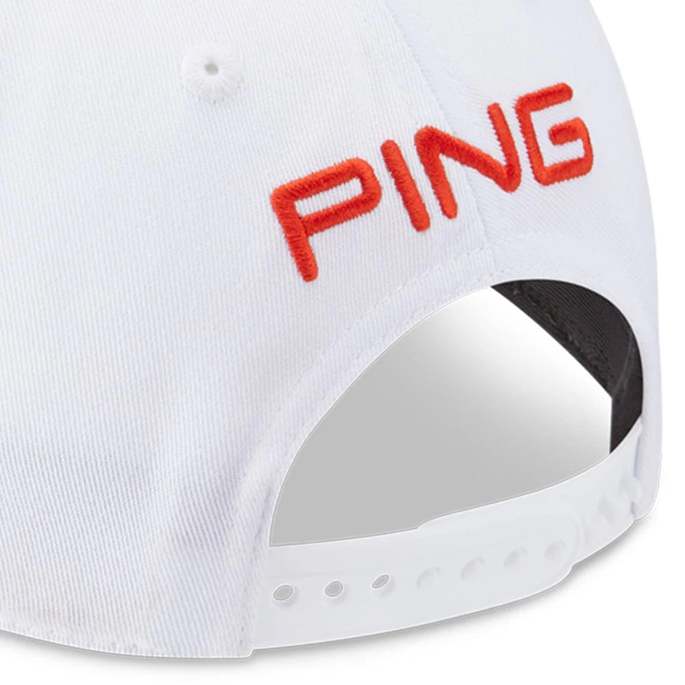 Ping Tour Classic Cap - Tango/White - Image 4