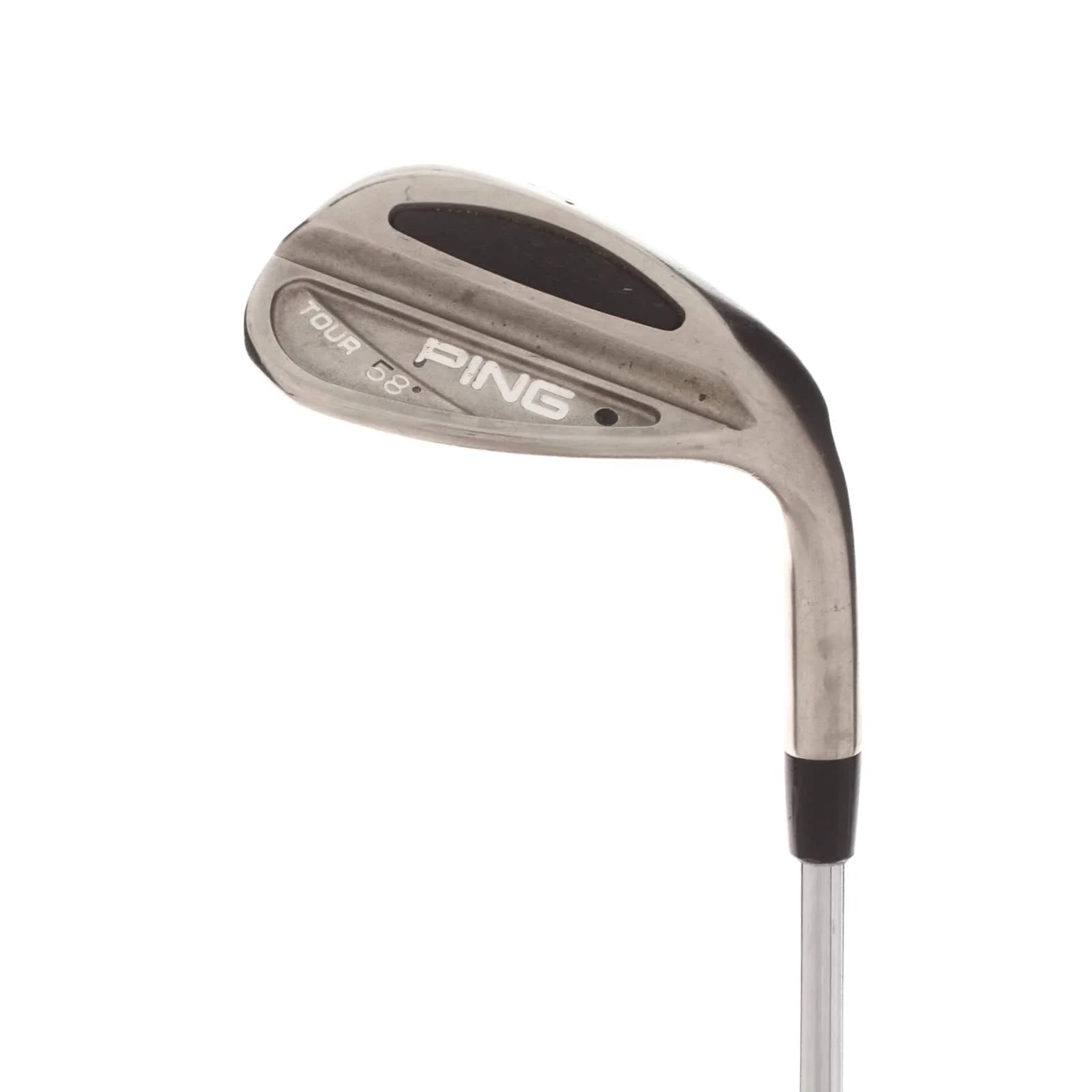 Ping Tour Steel Mens Right Hand Lob Wedge Black Dot 58* Wedge - Ping