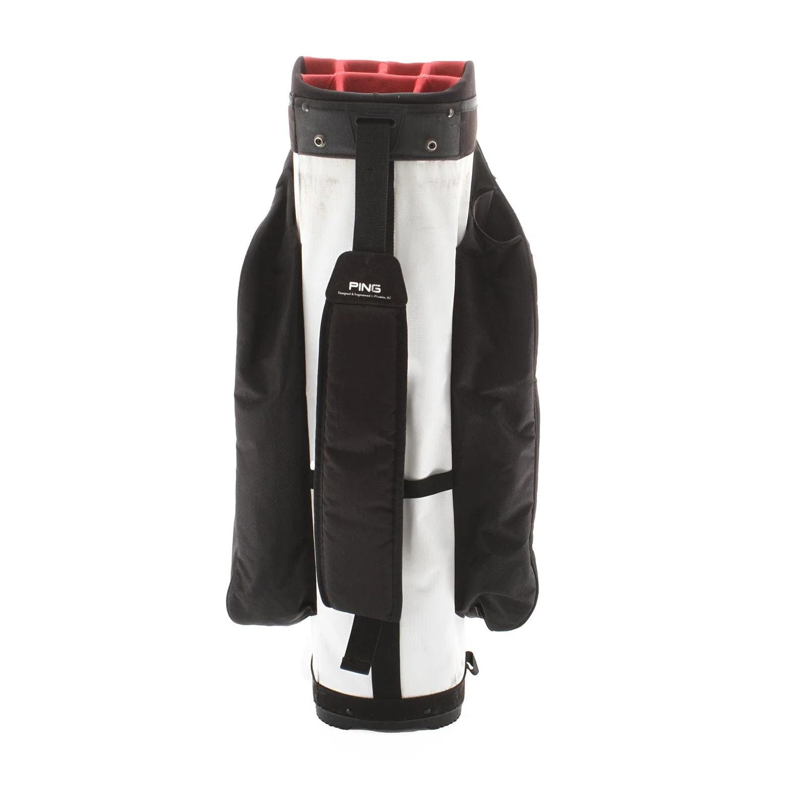 Ping Traverse Cart Bag - Black/Red/White - Image 5