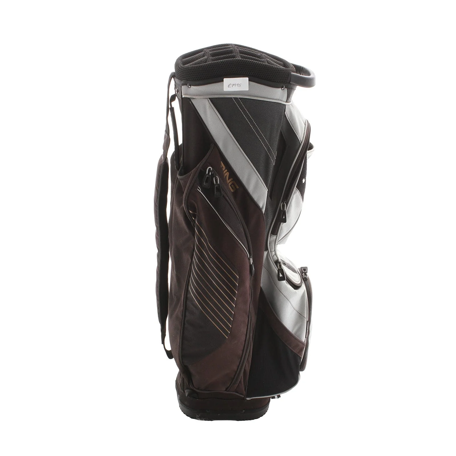 Ping Traverse Cart Bag - Grey/Brown - Image 3