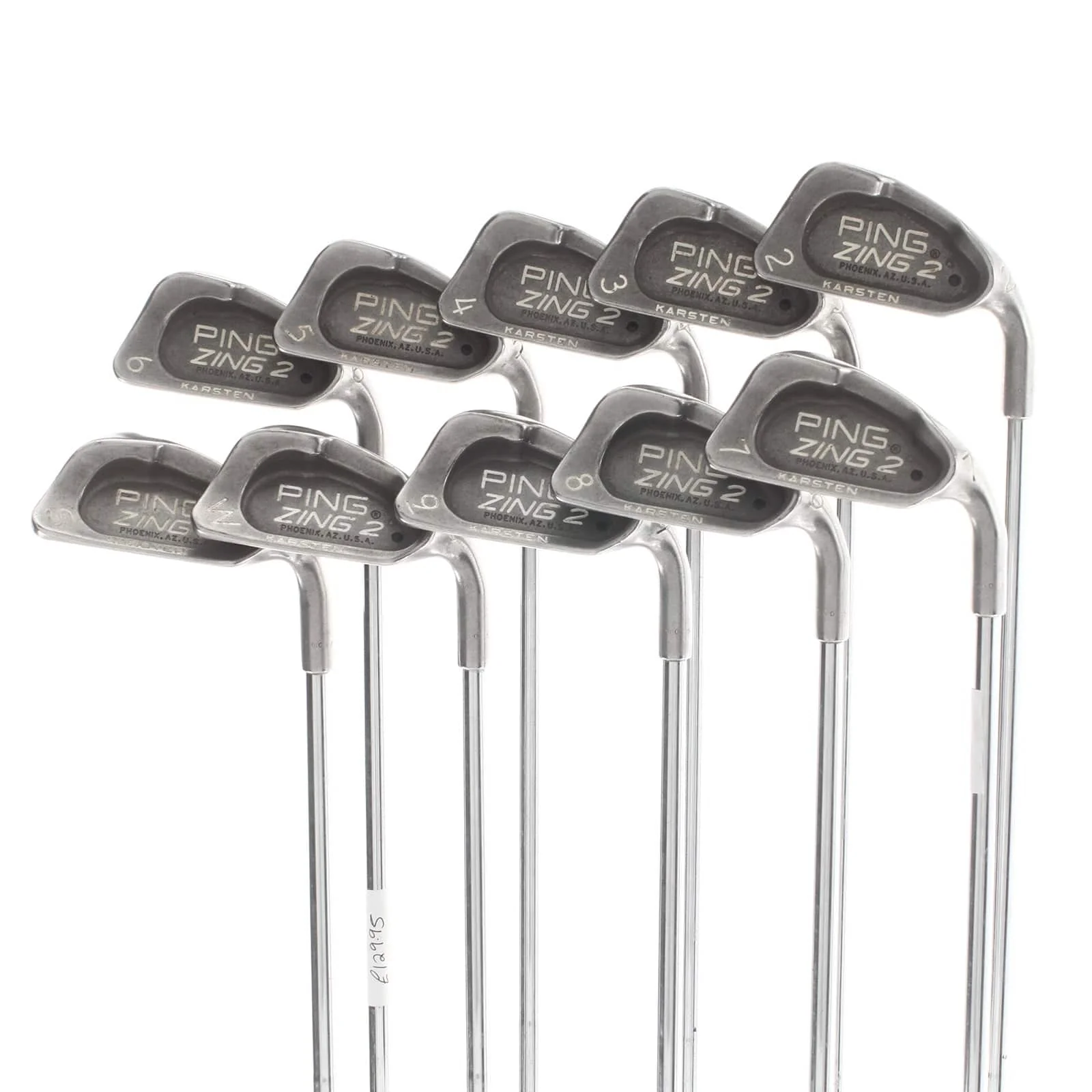 Ping Zing 2 Steel Mens Right Hand Irons 2-SW Black Dot Regular - Ping Karsten