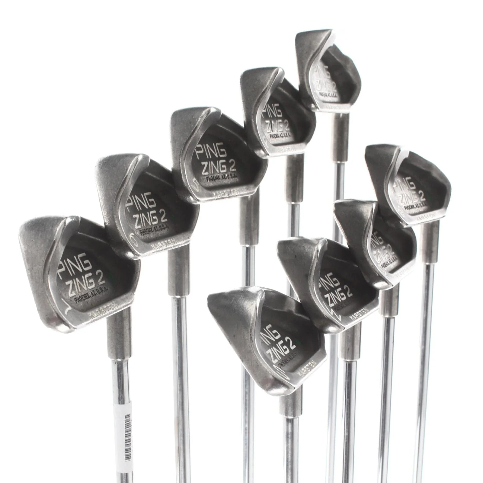 Ping Zing 2 Steel Mens Right Hand Irons 3-SW Green Dot 1.5* Upright Regular - Ping - Image 2