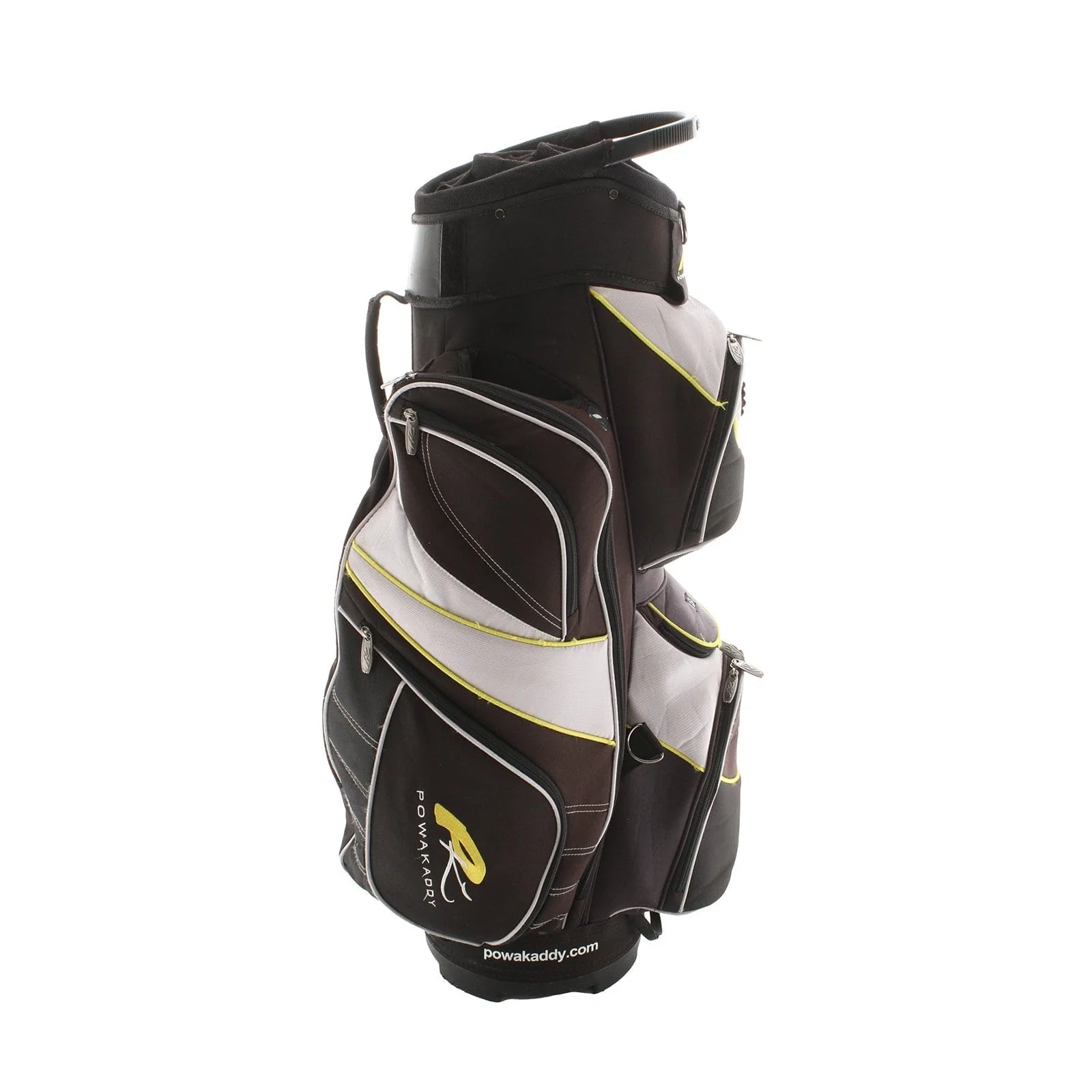 PowaKaddy Cart Bag - Black/White/Yellow - Image 3