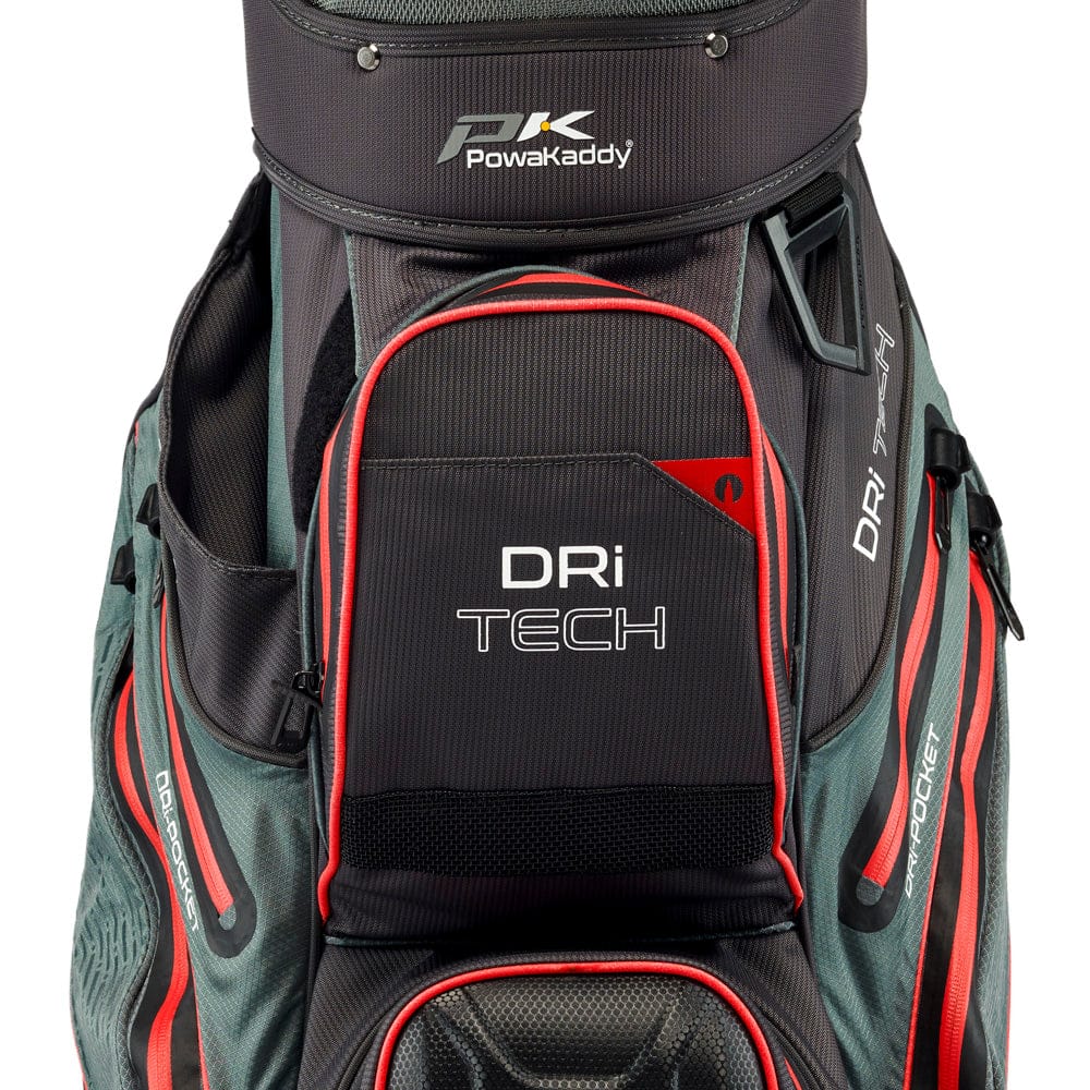 PowaKaddy Dri-TECH Waterproof Cart Bag - Black/Red - Image 4