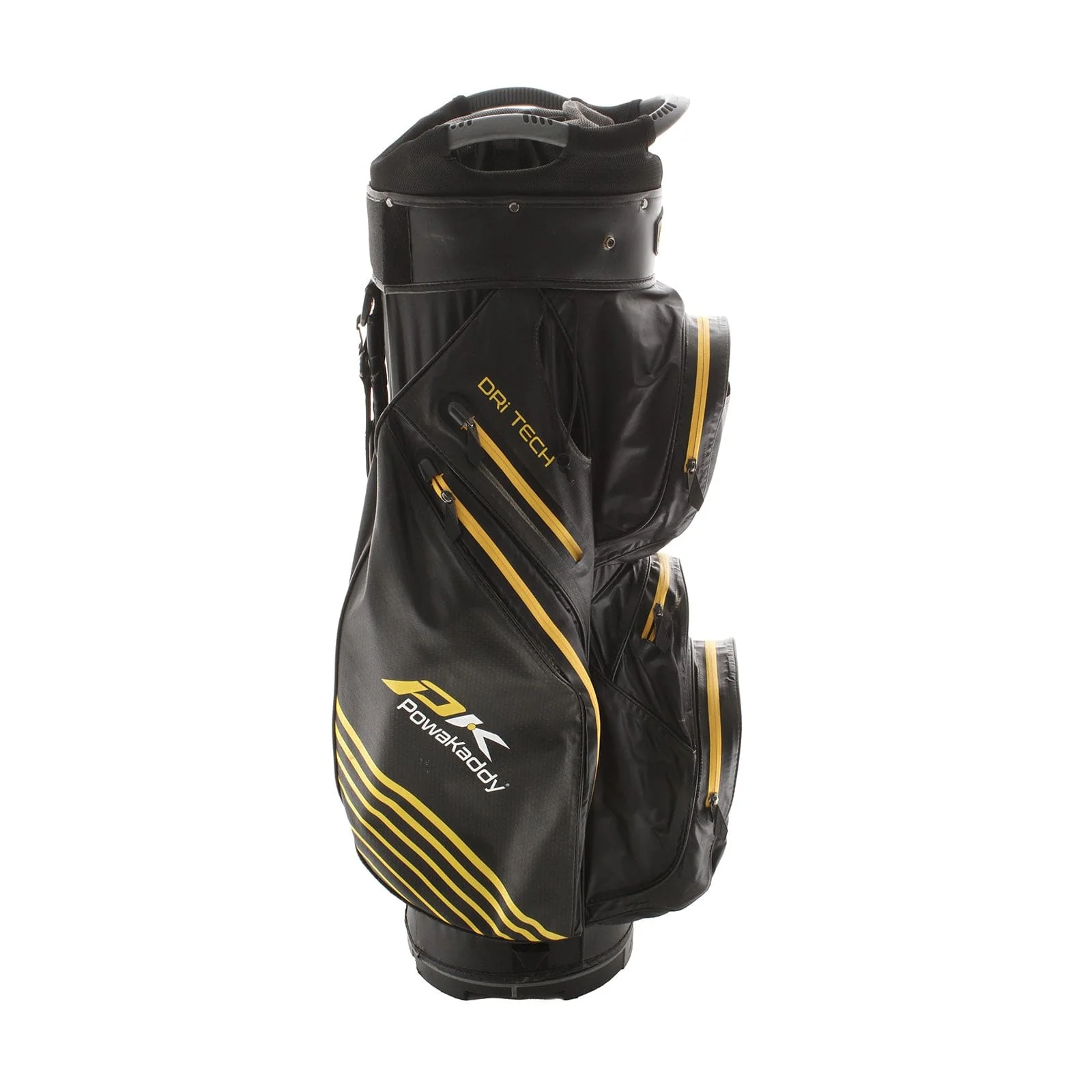 PowaKaddy Dri-Tech Cart Bag - Black/Yellow - Image 3