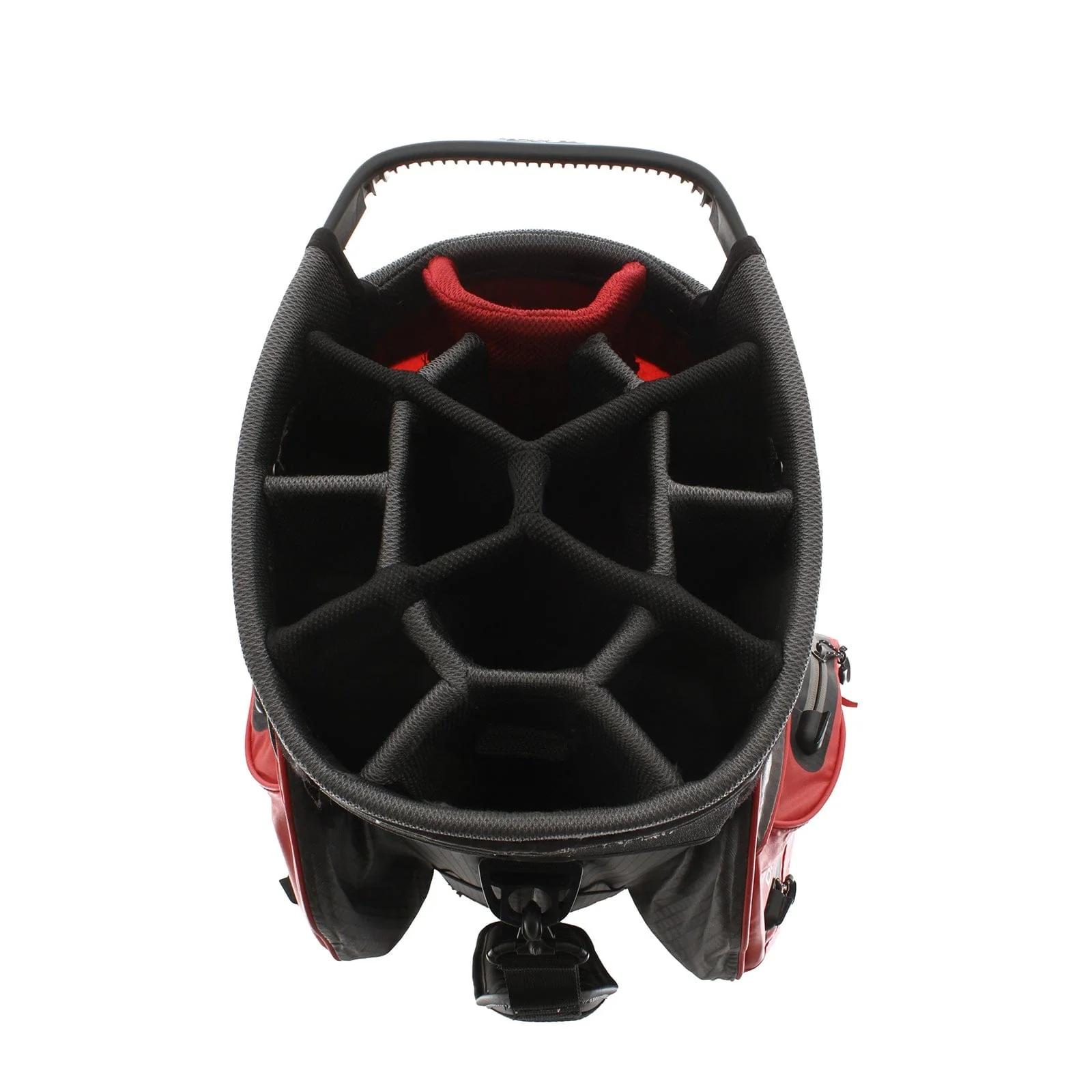 PowaKaddy Dri Tech Cart Bag - Red/Grey - Image 2