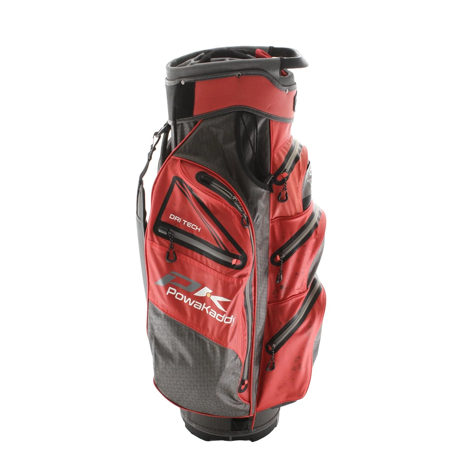 PowaKaddy Dri Tech Cart Bag - Red/Grey - Image 3