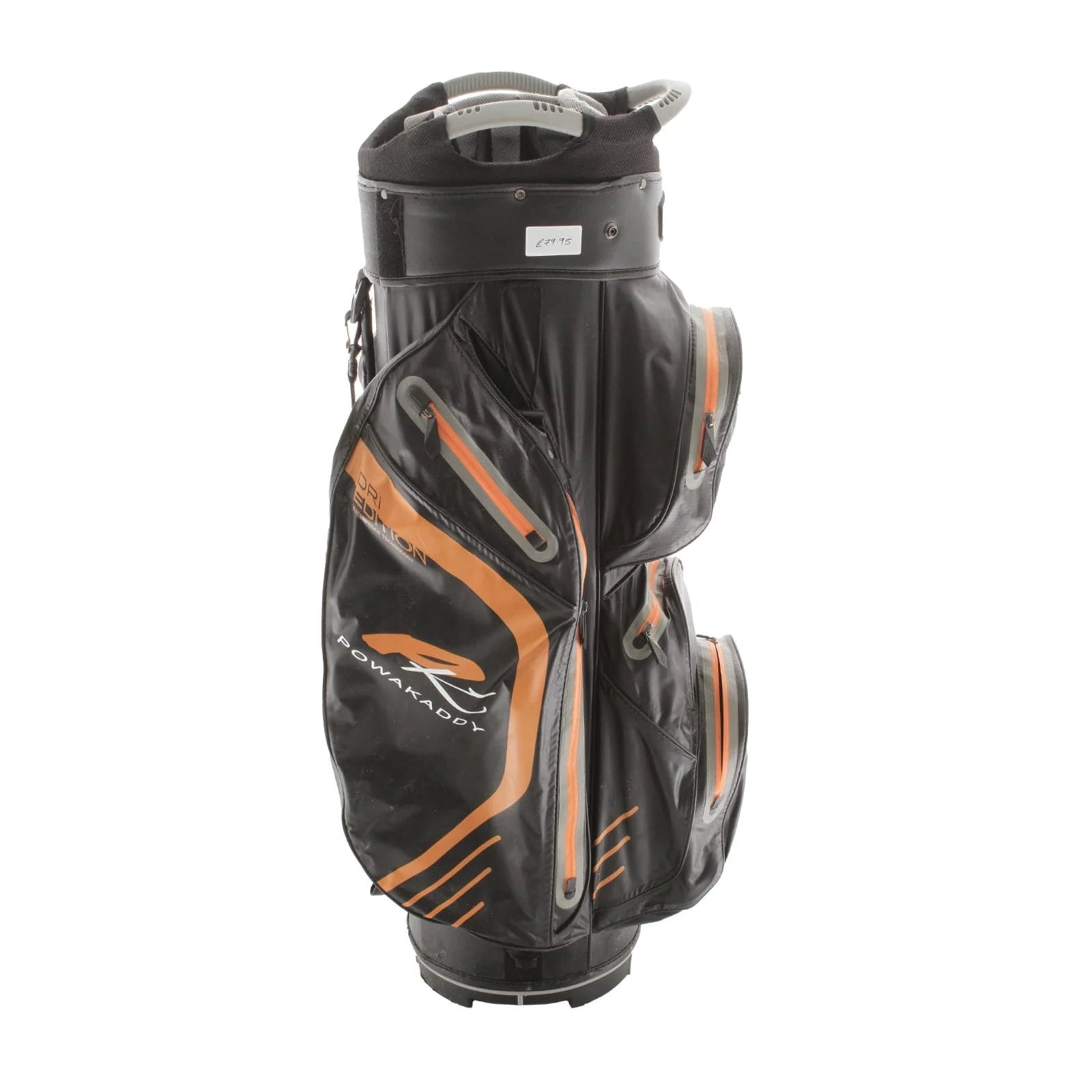 PowaKaddy Dry Edition Cart Bag - Black/Orange - Image 3