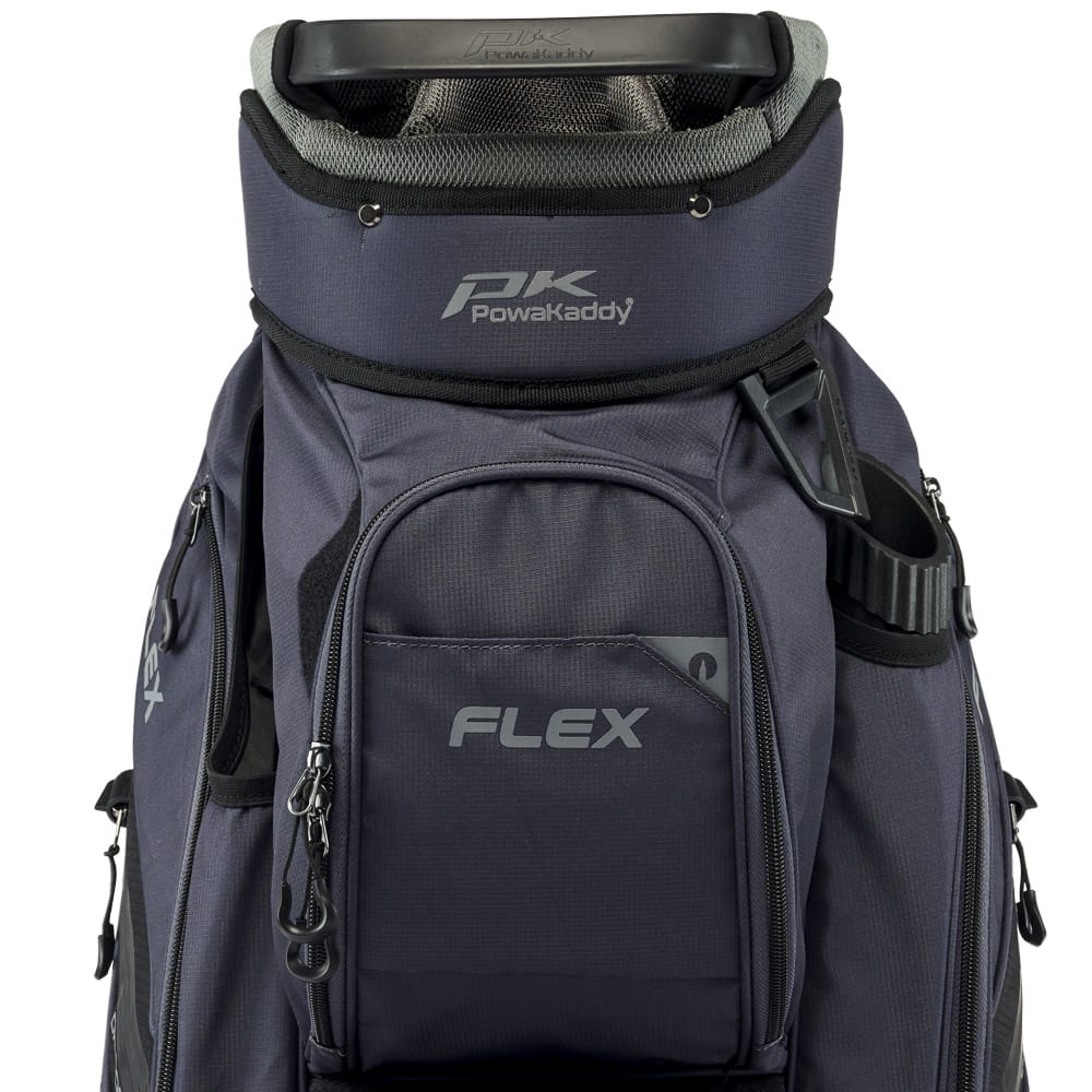 PowaKaddy FLEX Cart Bag - Grey/Black - Image 5