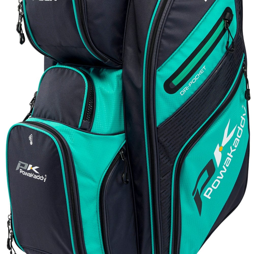 PowaKaddy FLEX Cart Bag - Grey/Teal - Image 4