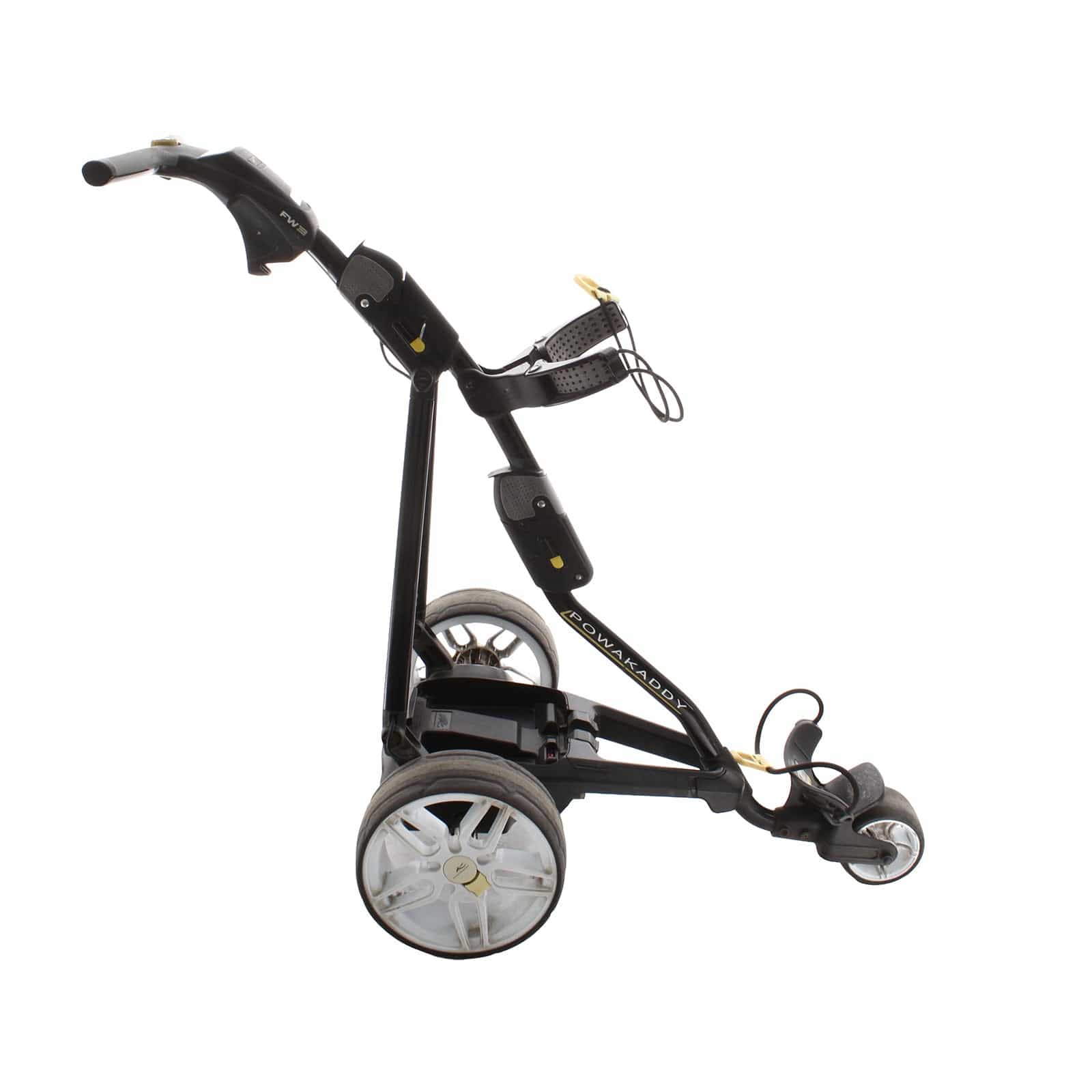 PowaKaddy FW3 3-Wheel Electric Trolley 18 Hole Lithium - Black - Image 3