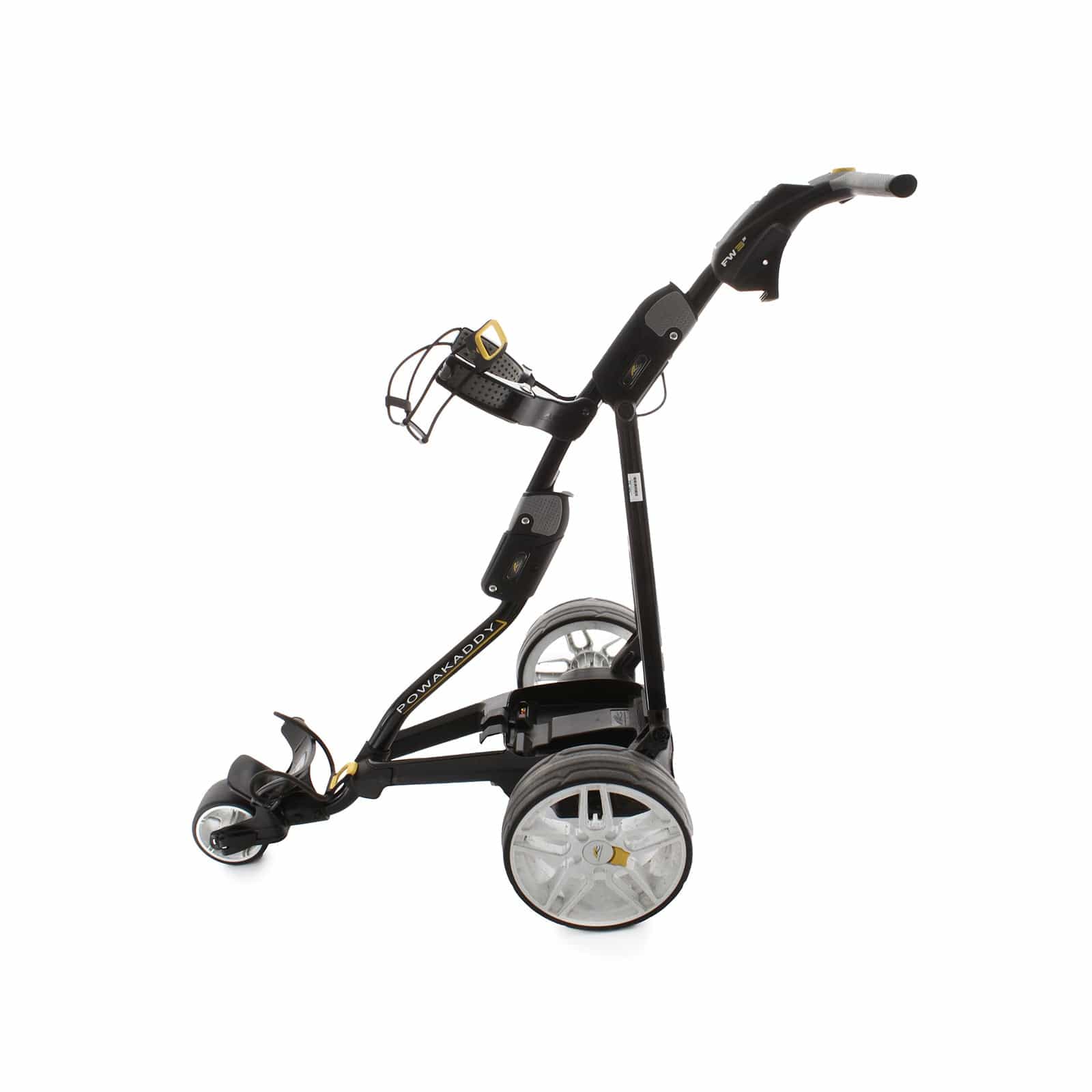 PowaKaddy FW3s 3-Wheel Electric Trolley 18 Hole Lithium - Black - Image 2