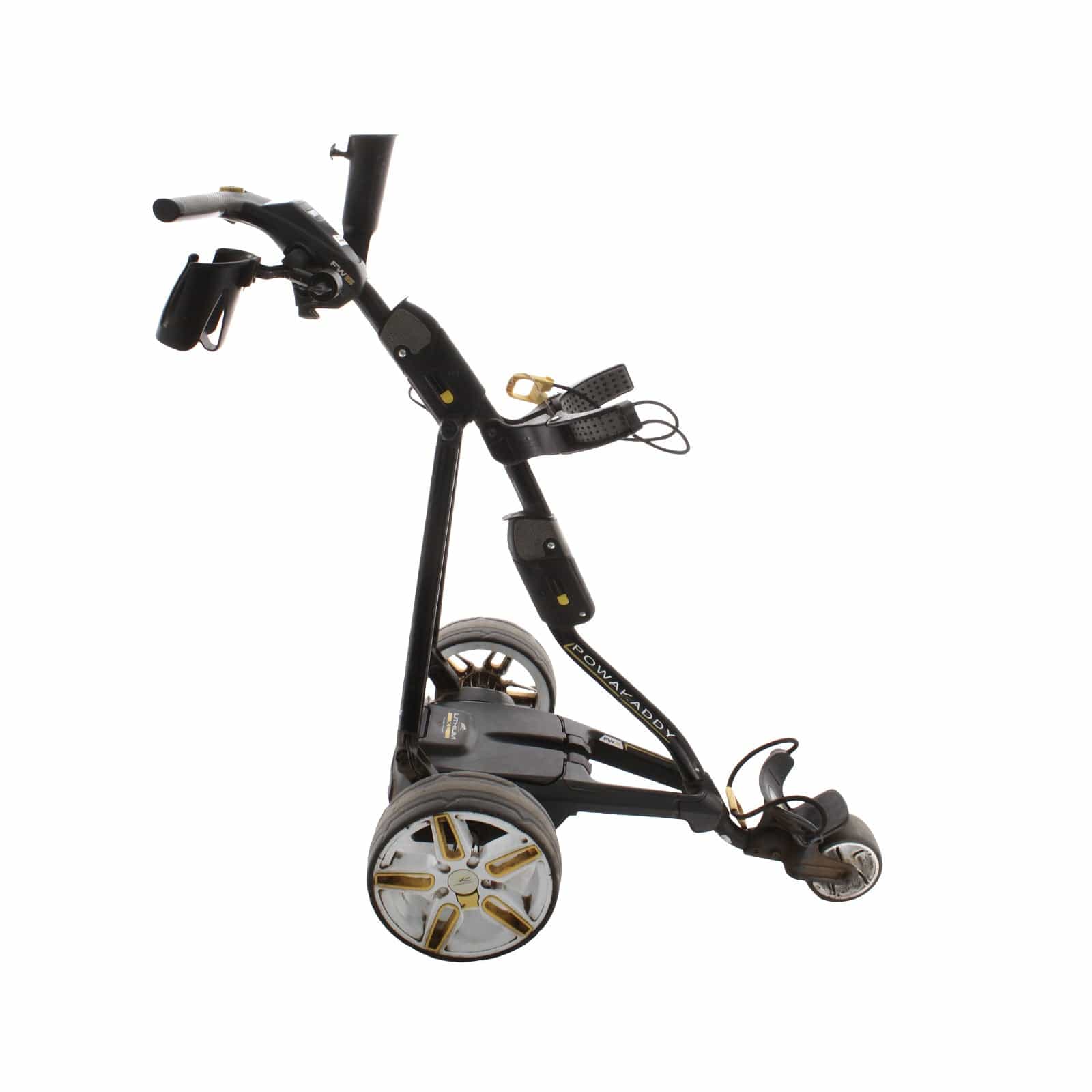 Powakaddy FW5 3-Wheel Electric Trolley 18 Hole Lithium - Black - Image 3