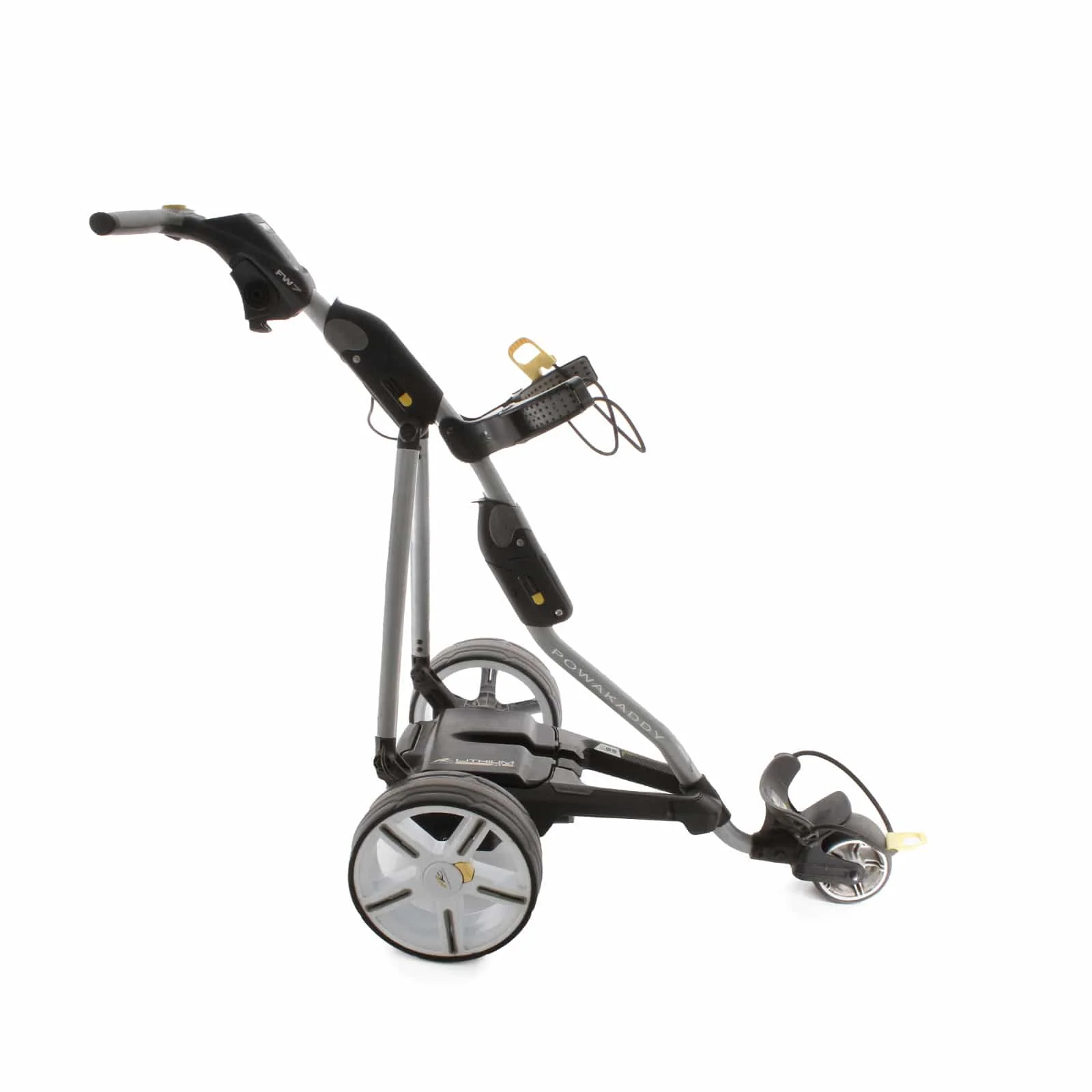 PowaKaddy FW7 3-Wheel Electric Trolley 36 Hole Lithium - Gunmetal