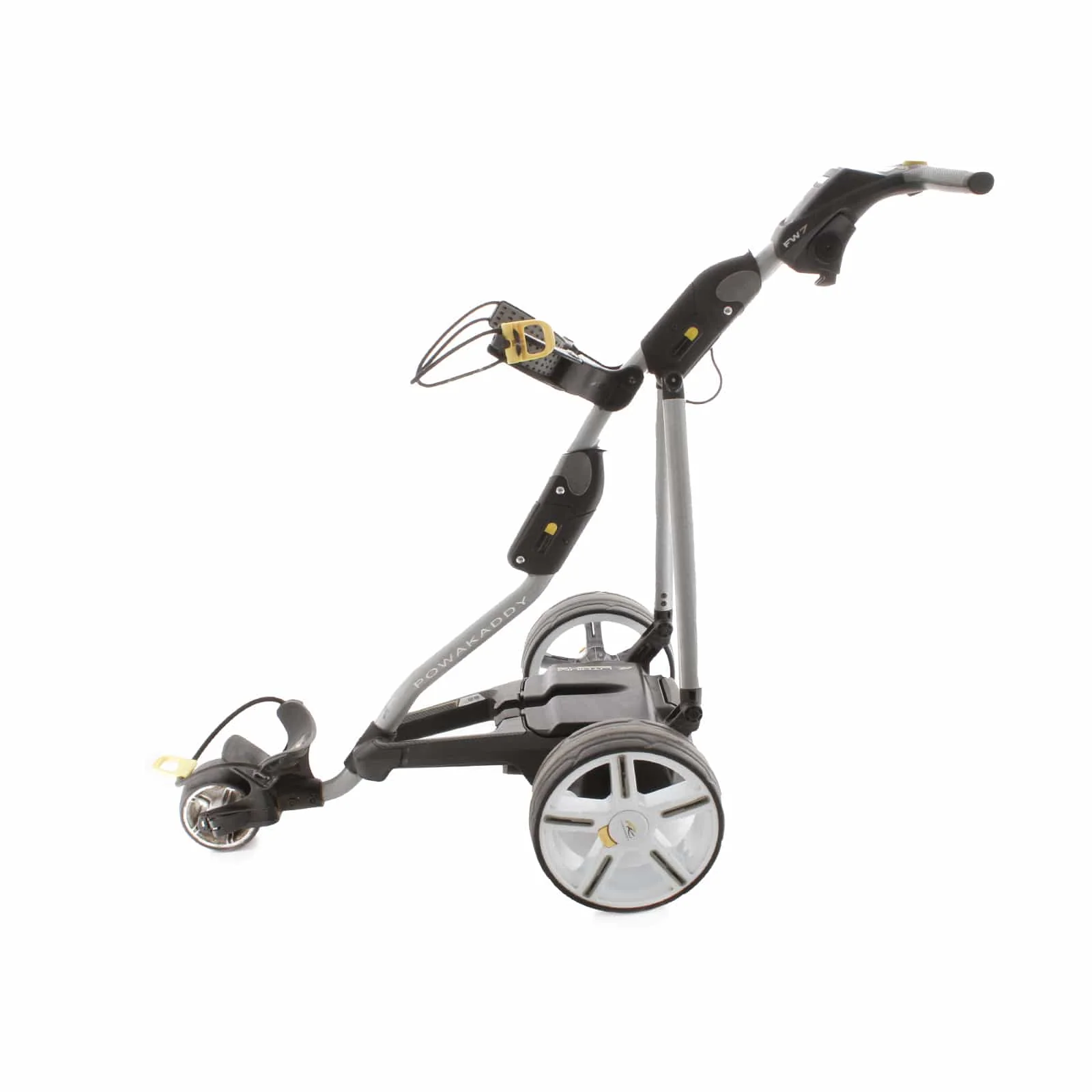 PowaKaddy FW7 3-Wheel Electric Trolley 36 Hole Lithium - Gunmetal - Image 2