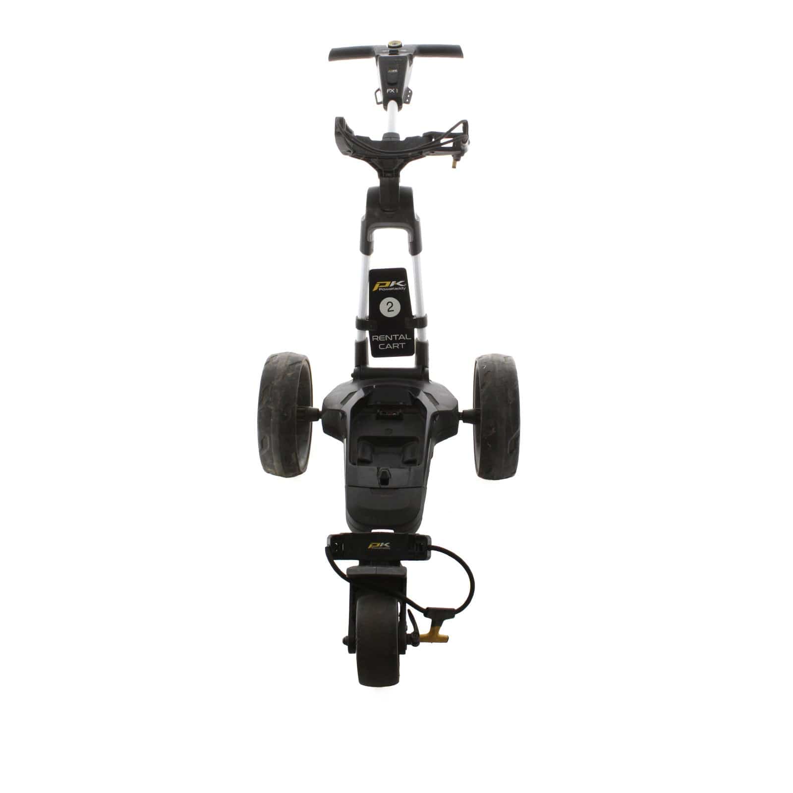 PowaKaddy FX1 2023 3-Wheel Electric Trolley 36 Hole Lithium - Black - Image 2