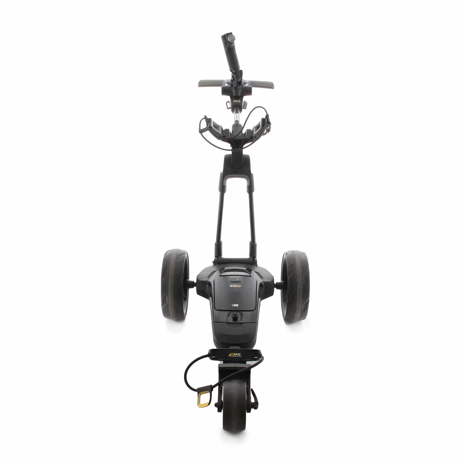 PowaKaddy FX3 3-Wheel Electric Trolley 18 Hole Lithium - Black/Yellow - Image 3