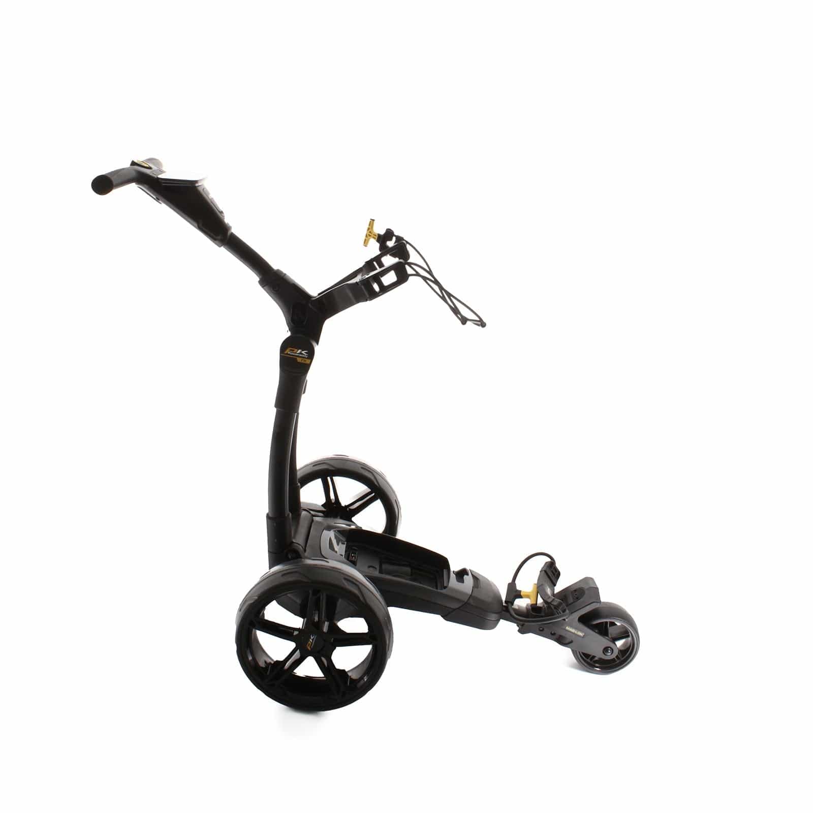 PowaKaddy FX5 3-Wheel Electric Trolley - Black/Yellow - Image 3