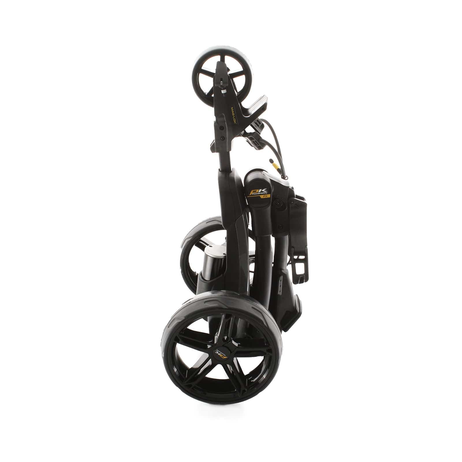 PowaKaddy FX5 3-Wheel Electric Trolley - Black/Yellow - Image 5