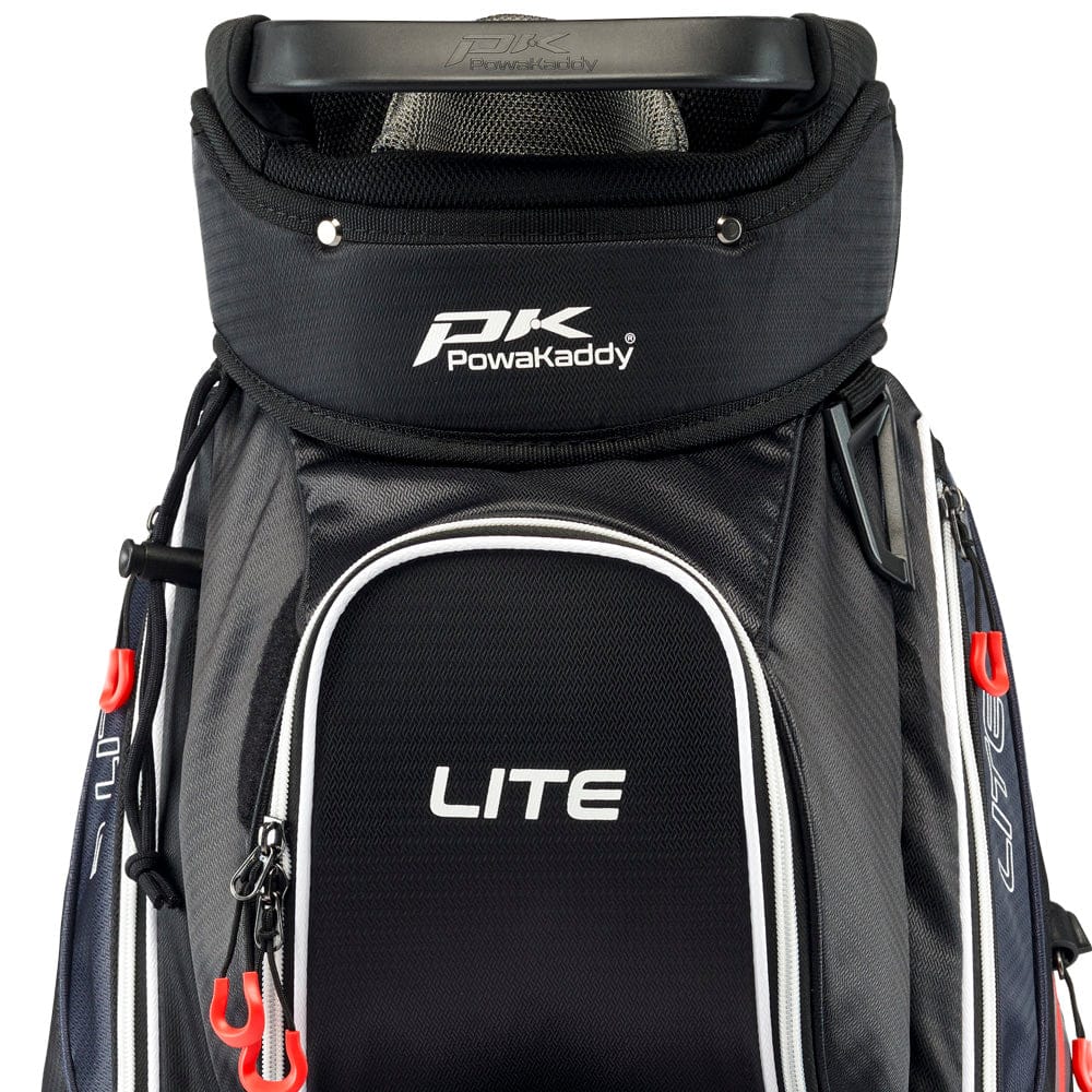 PowaKaddy LITE Cart Bag - Black/White/Red - Image 4