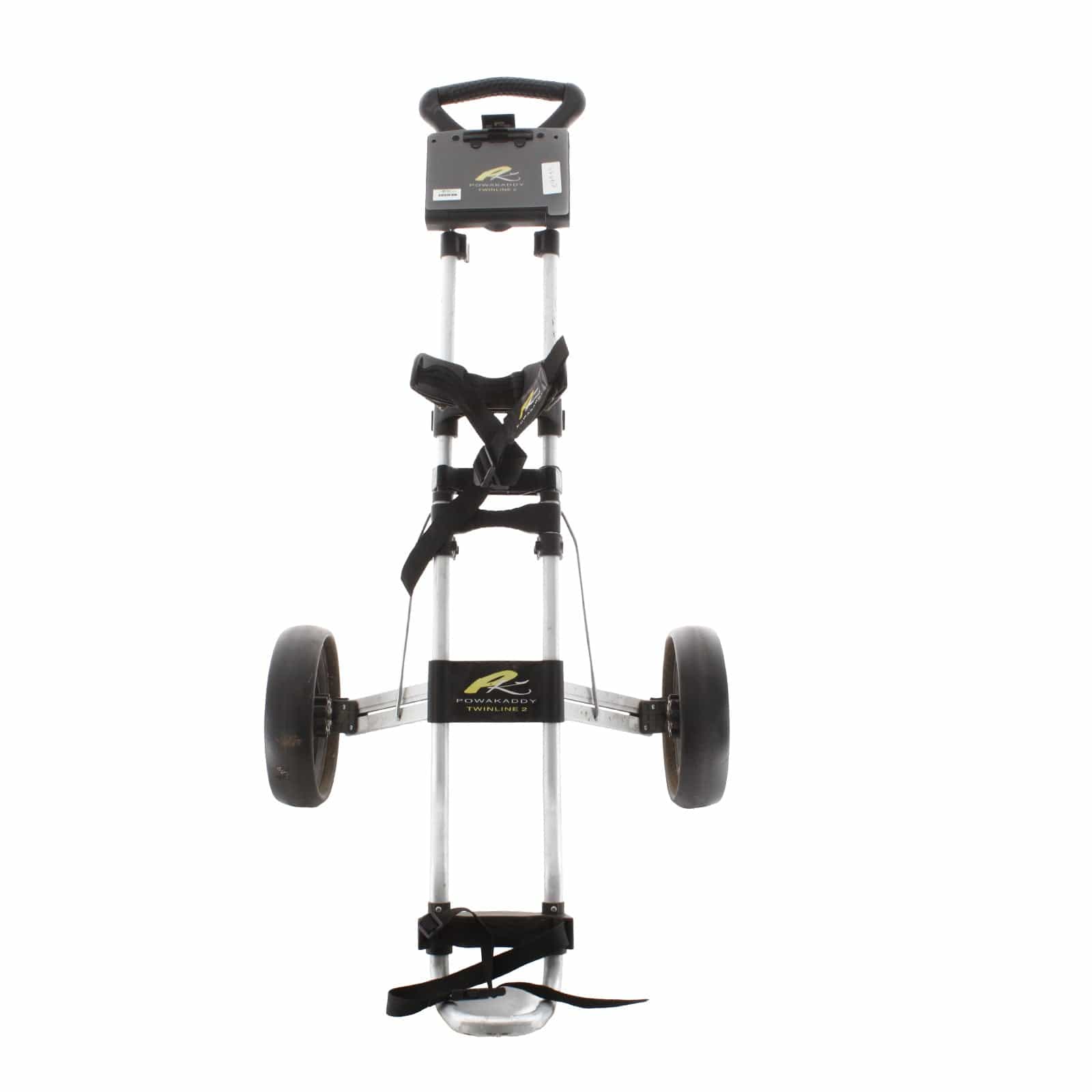 Powakaddy Twinline 2 3-Wheel Push/Pull Trolley - Black - Image 2