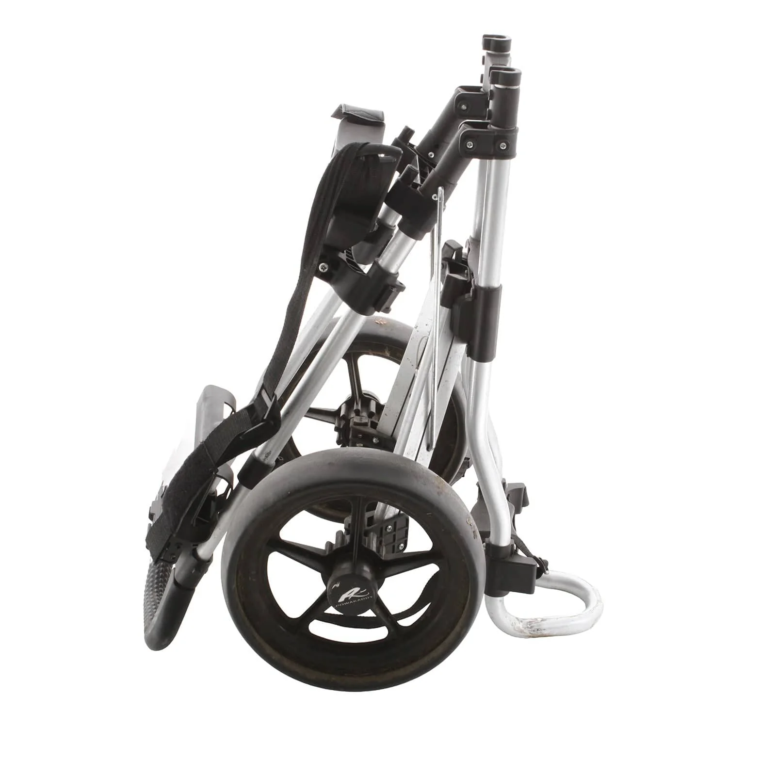 Powakaddy Twinline 2 3-Wheel Push/Pull Trolley - Black - Image 5