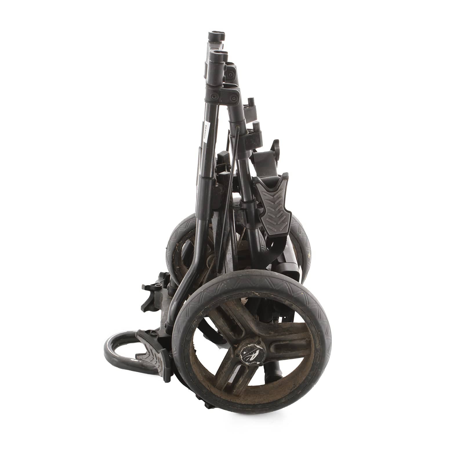 PowaKaddy Twinline 3 3-Wheel Push/Pull Trolley - Black - Image 5