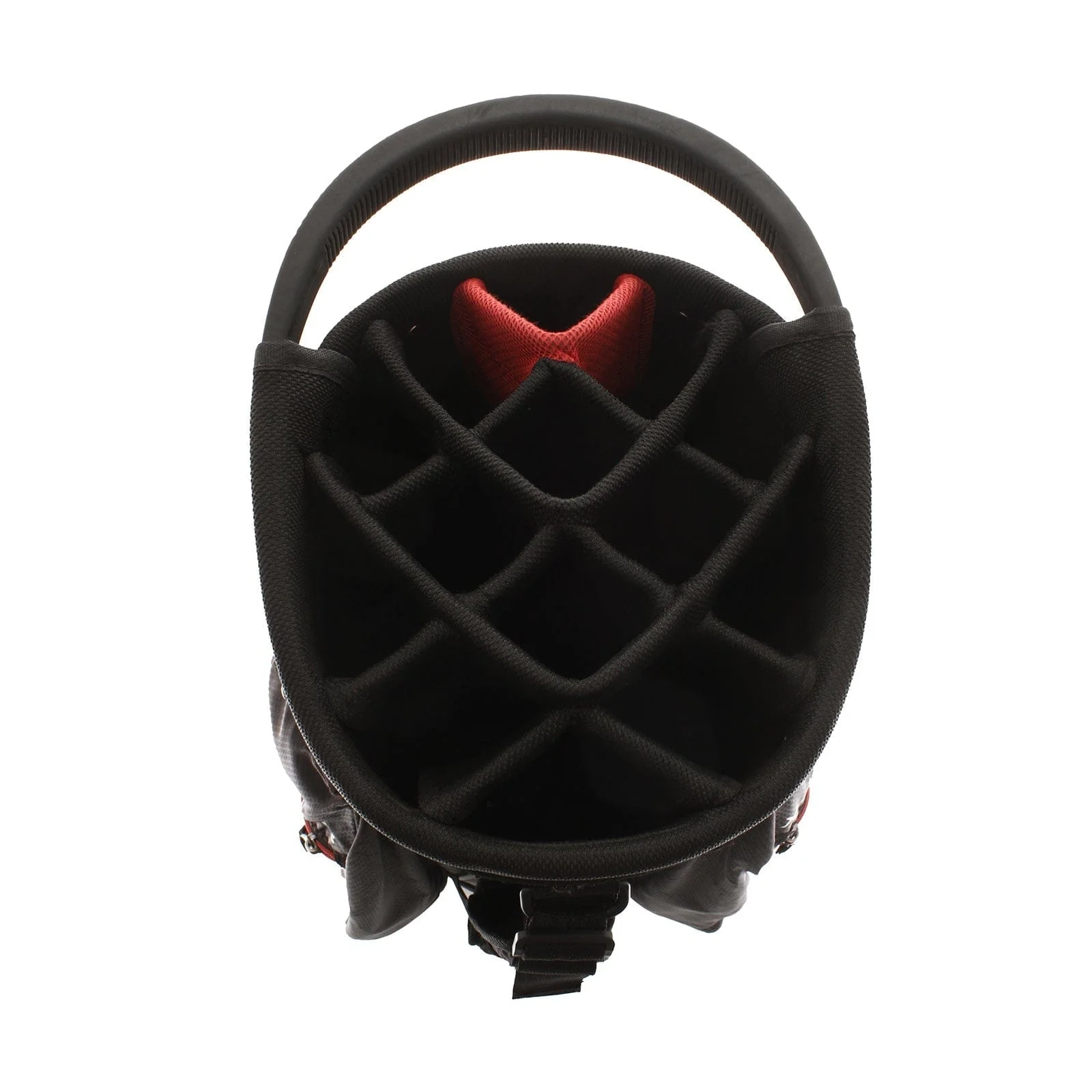 PowaKaddy X-Lite Edition Cart Bag - Black/Red - Image 2