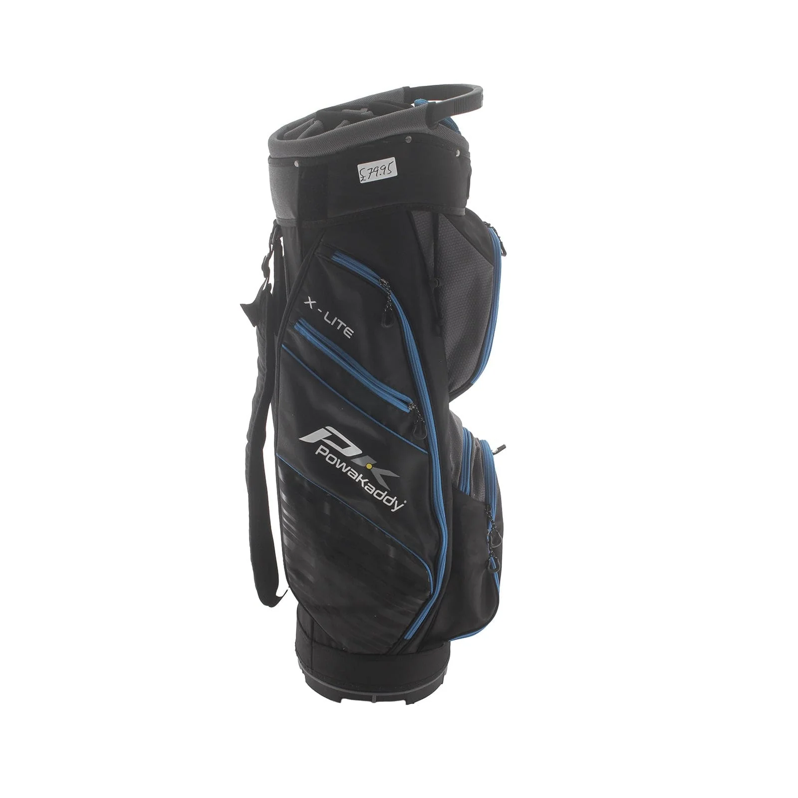 PowaKaddy X-Lite Edition Cart Bag - Blue/Black - Image 3