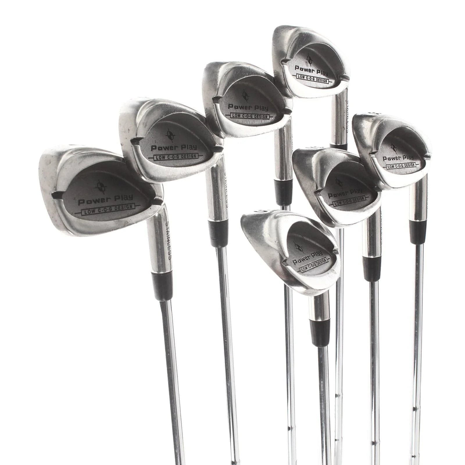 Power Play Steel Mens Right Hand Irons 4-9+SW Regular - True Temper - Image 2
