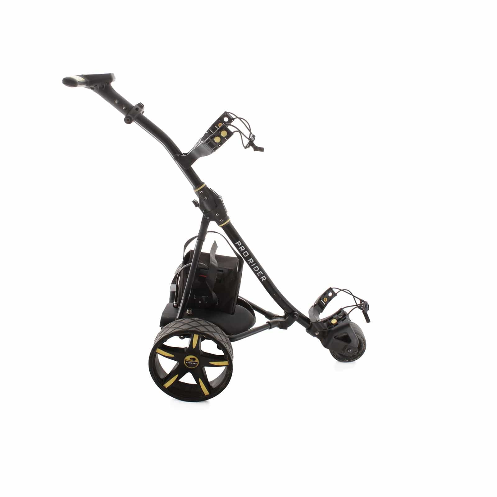 Pro Rider 3-Wheel Electric Trolley 18 Hole Lead Acid - Black - Image 3