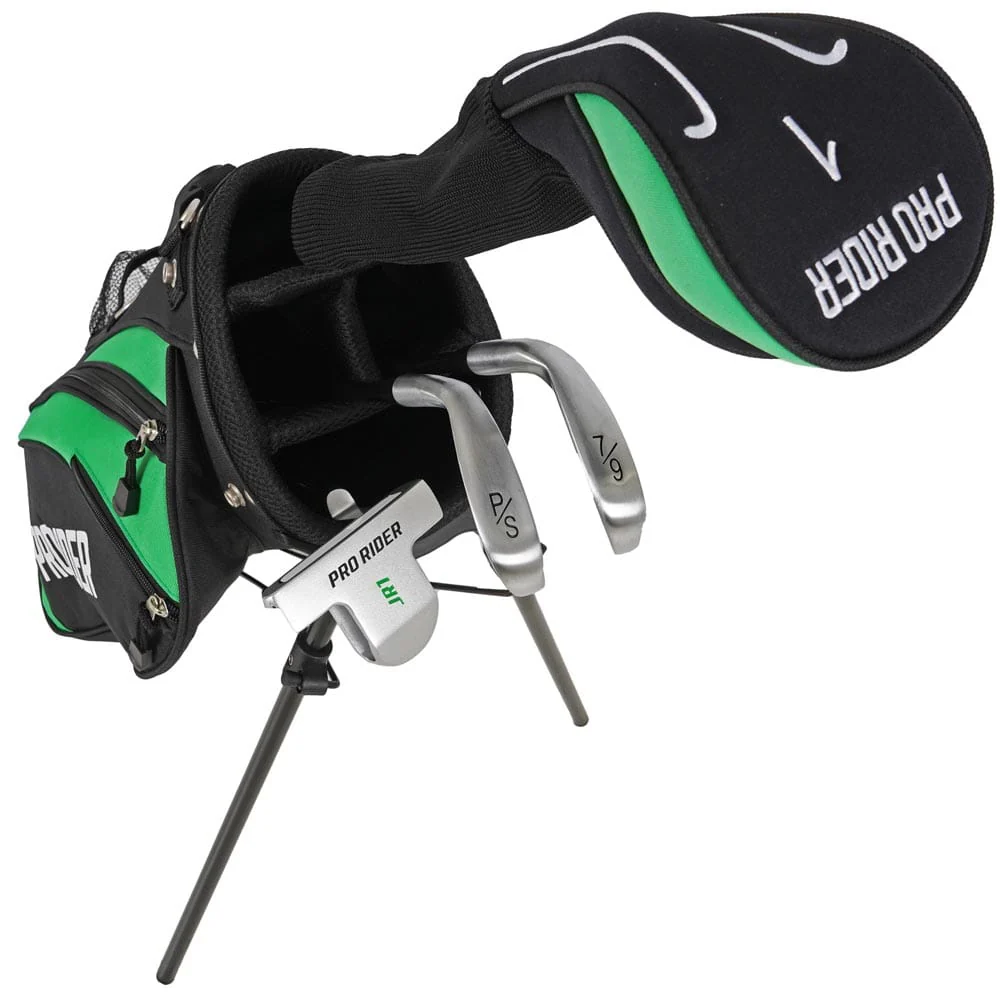 Pro Rider JR1 Golf Junior 5-Piece Package Set - 5-8 Years - Green - Image 10