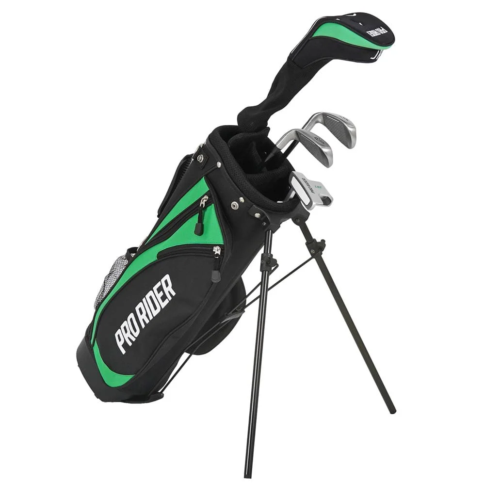 Pro Rider JR1 Golf Junior 5-Piece Package Set - 5-8 Years - Green - Image 11