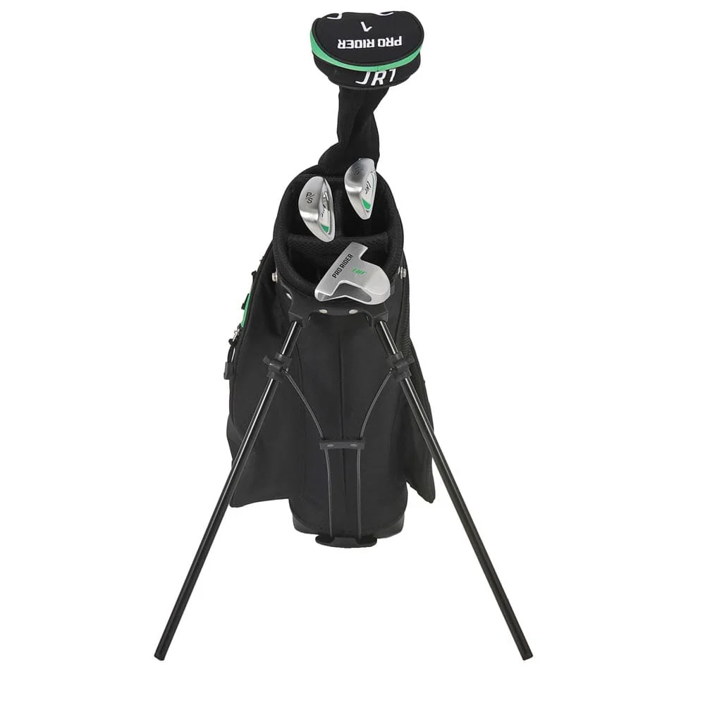 Pro Rider JR1 Golf Junior 5-Piece Package Set - 5-8 Years - Green - Image 12