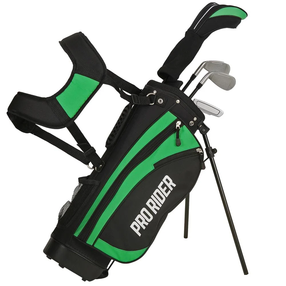 Pro Rider JR1 Golf Junior 5-Piece Package Set - 5-8 Years - Green - Image 15