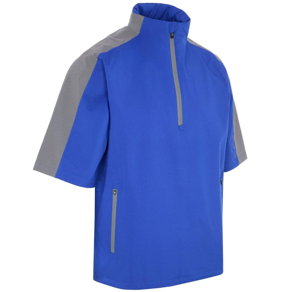 ProQuip Aqualite Pro 1/2 Sleeve Waterproof Rain Top - Magnetic Blue/Grey