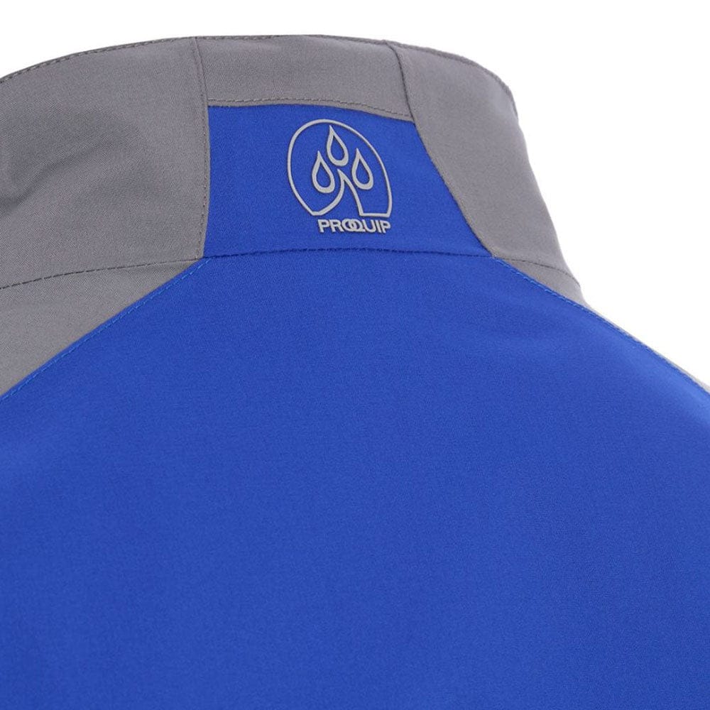 ProQuip Aqualite Pro 1/2 Sleeve Waterproof Rain Top - Magnetic Blue/Grey - Image 5