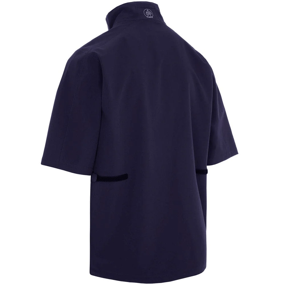 ProQuip Aqualite Pro 1/2 Sleeve Waterproof Rain Top - Navy - Image 2