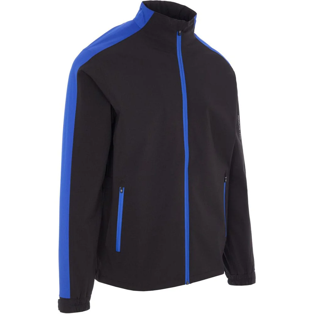ProQuip Aqualite Pro Rain Waterproof Jacket - Black/Magnetic Blue