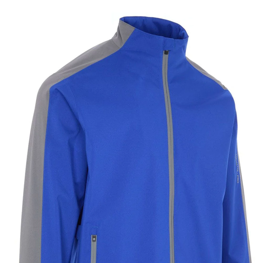 ProQuip Aqualite Pro Rain Waterproof Suit - Magnetic Blue/Grey/Black - Image 4